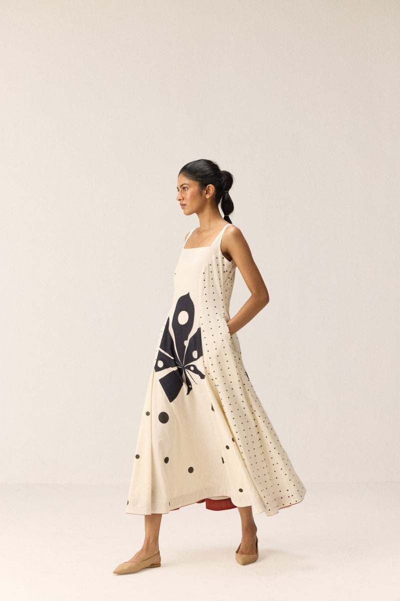 Eira Dress cotton by Khara Kapas in multi for women Worldwide