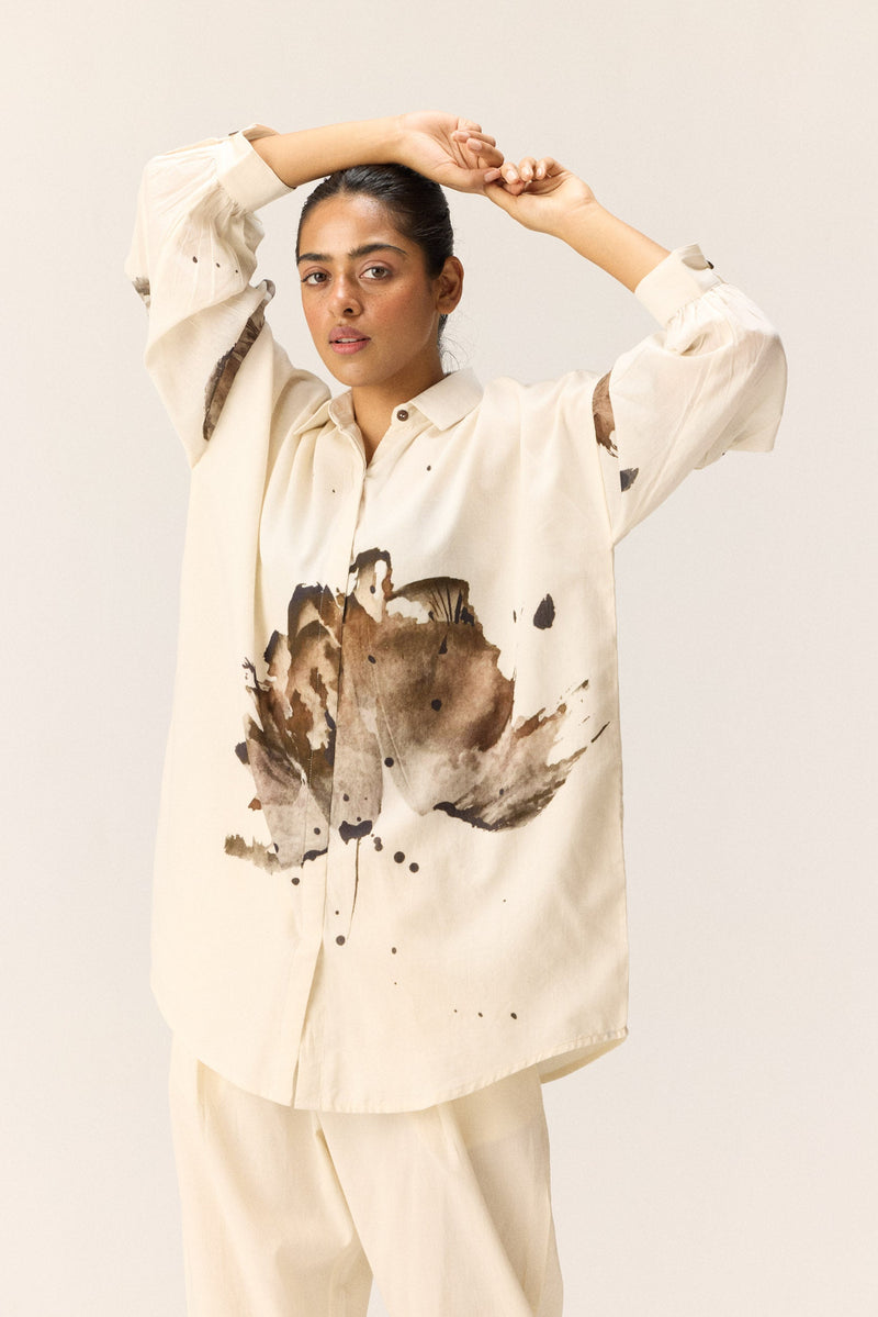 Sunpetal Set cotton by Khara Kapas in white for women Worldwide