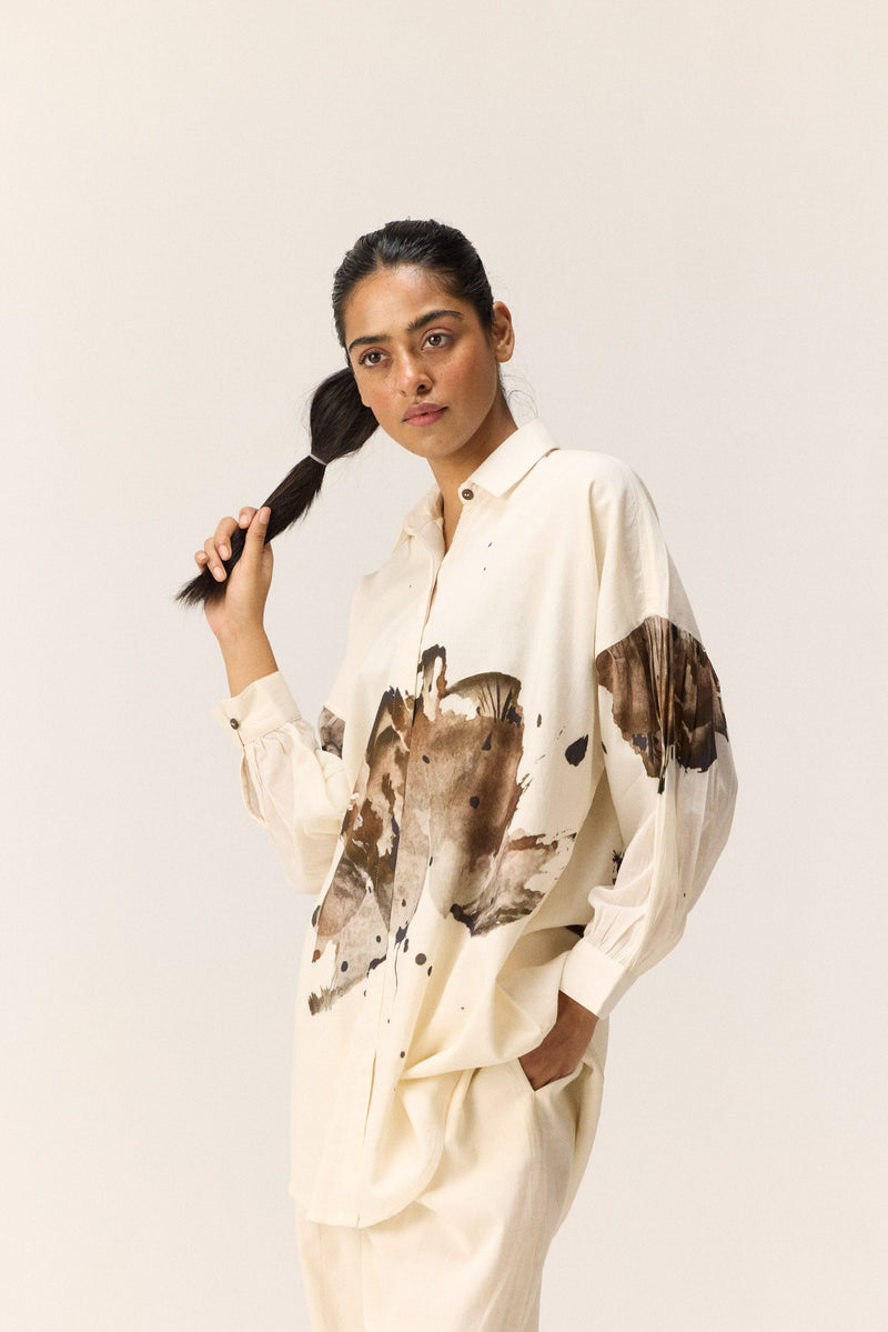 Sunpetal Set cotton by Khara Kapas in white for women Worldwide