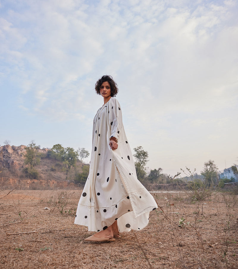 Luna Lilly cotton by Khara Kapas in white for women Worldwide