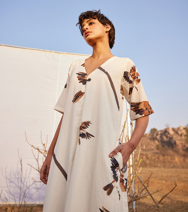 Ghironi Jumpsuit cotton by Khara Kapas in white for women Worldwide