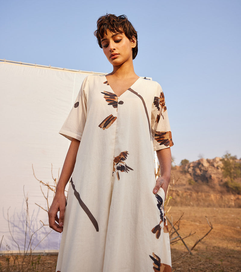 Ghironi Jumpsuit cotton by Khara Kapas in white for women Worldwide