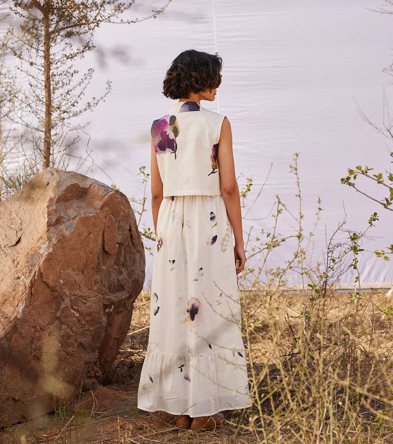 Rain forest cotton by Khara Kapas in white for women Worldwide