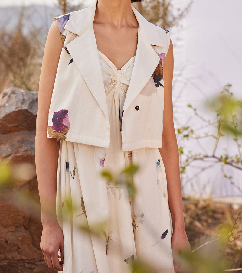 Rain forest cotton by Khara Kapas in white for women Worldwide