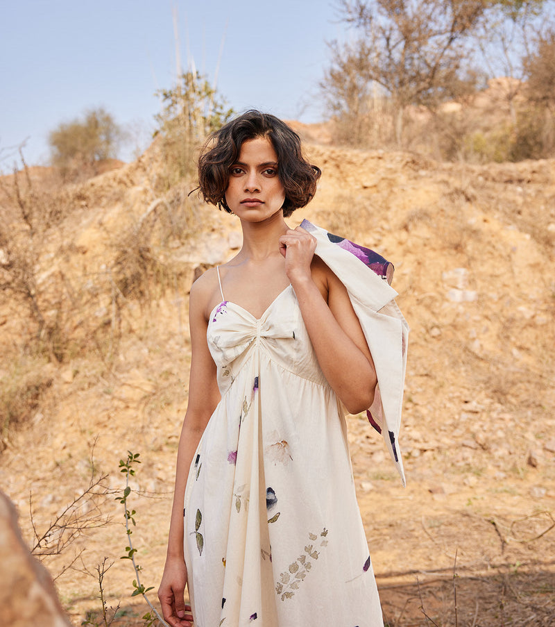 Rain forest cotton by Khara Kapas in white for women Worldwide