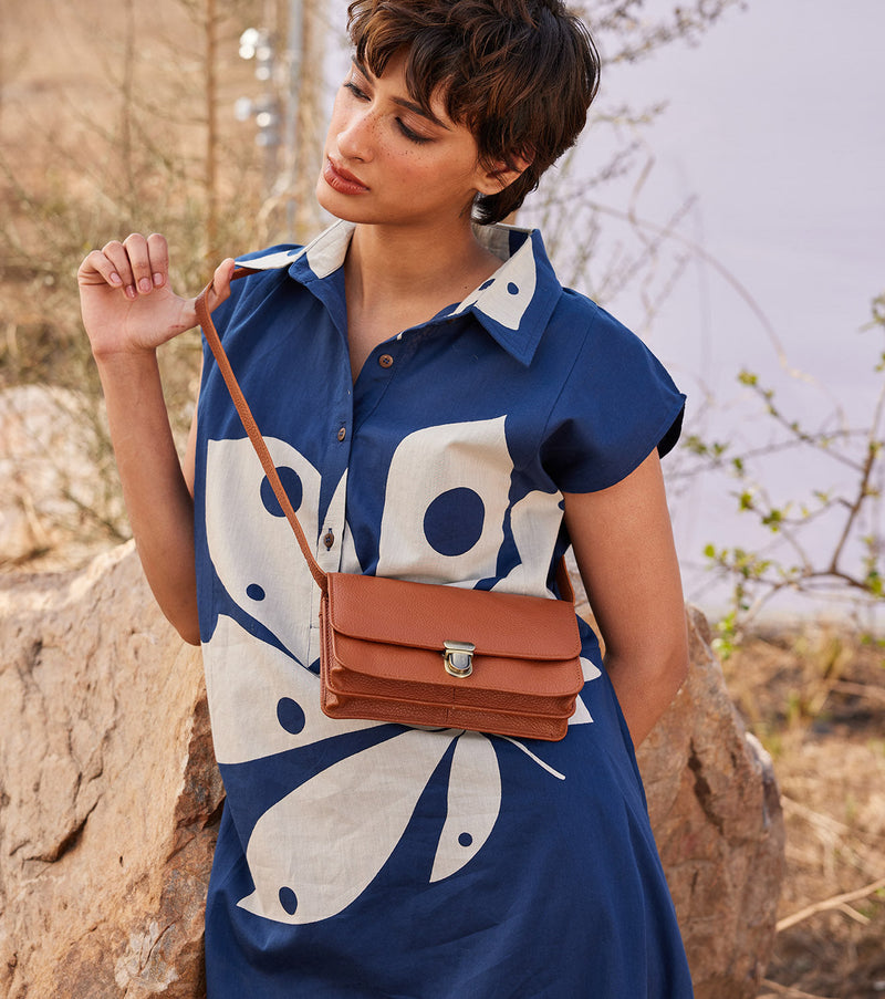Azalea cotton by Khara Kapas in blue for women Worldwide