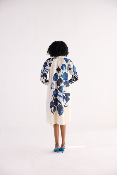 BLUE ORCHID SHIRT DRESS