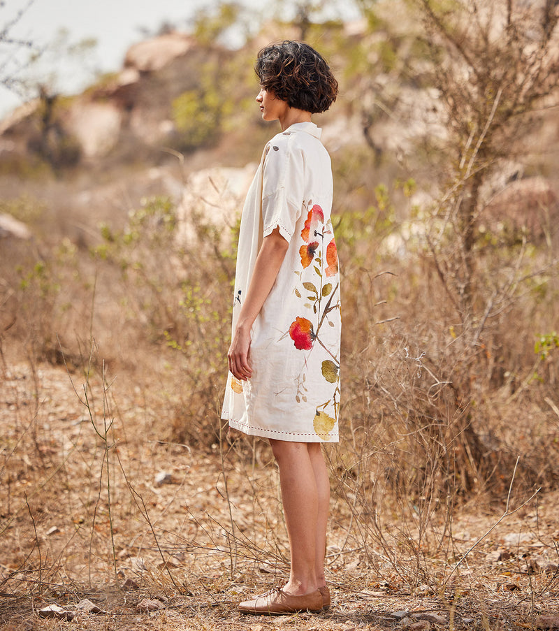 Sino Flora cotton by Khara Kapas in white for women Worldwide