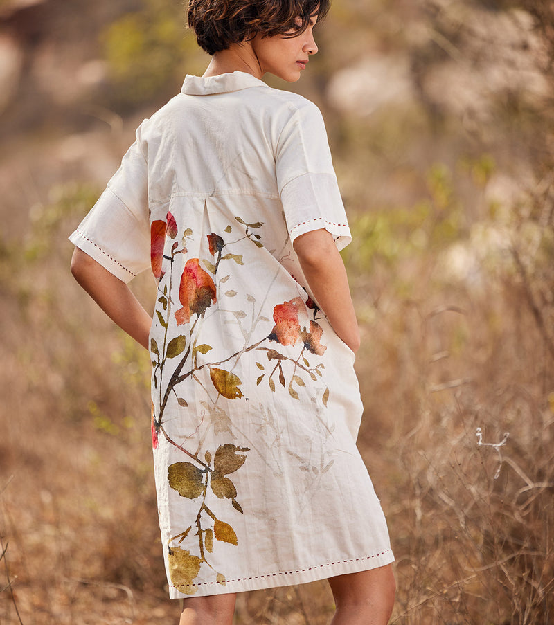 Sino Flora cotton by Khara Kapas in white for women Worldwide