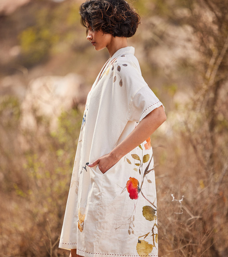 Sino Flora cotton by Khara Kapas in white for women Worldwide