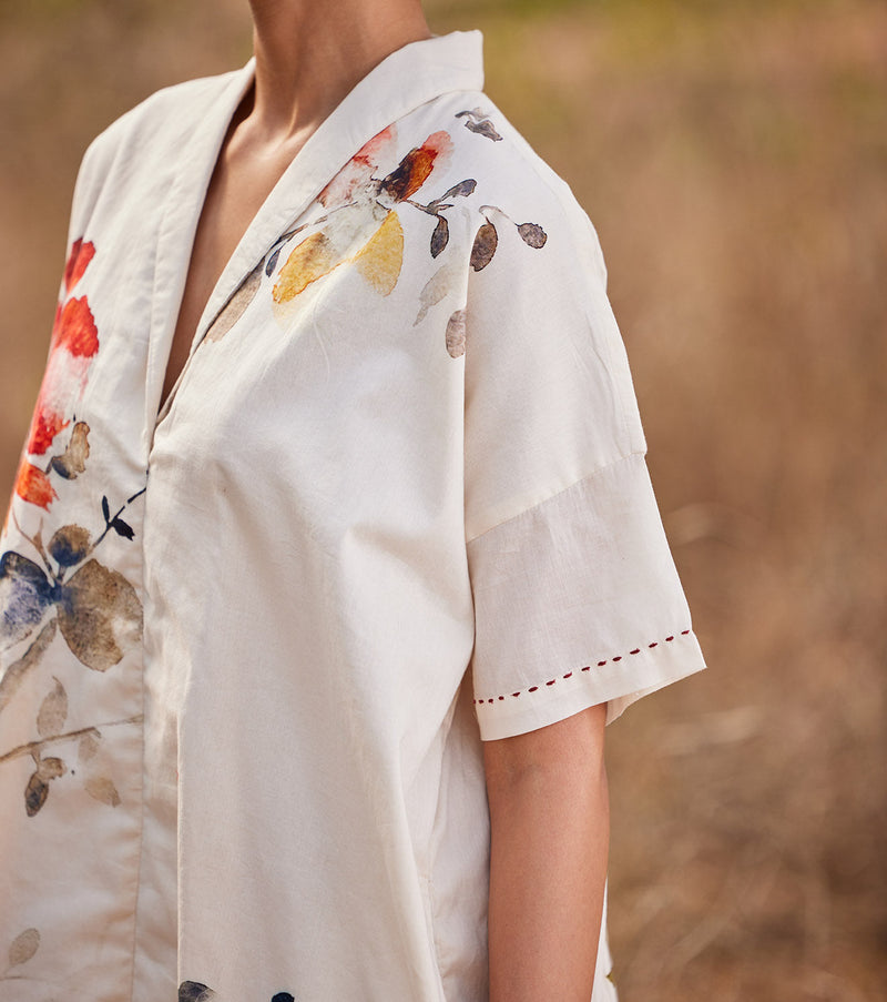 Sino Flora cotton by Khara Kapas in white for women Worldwide