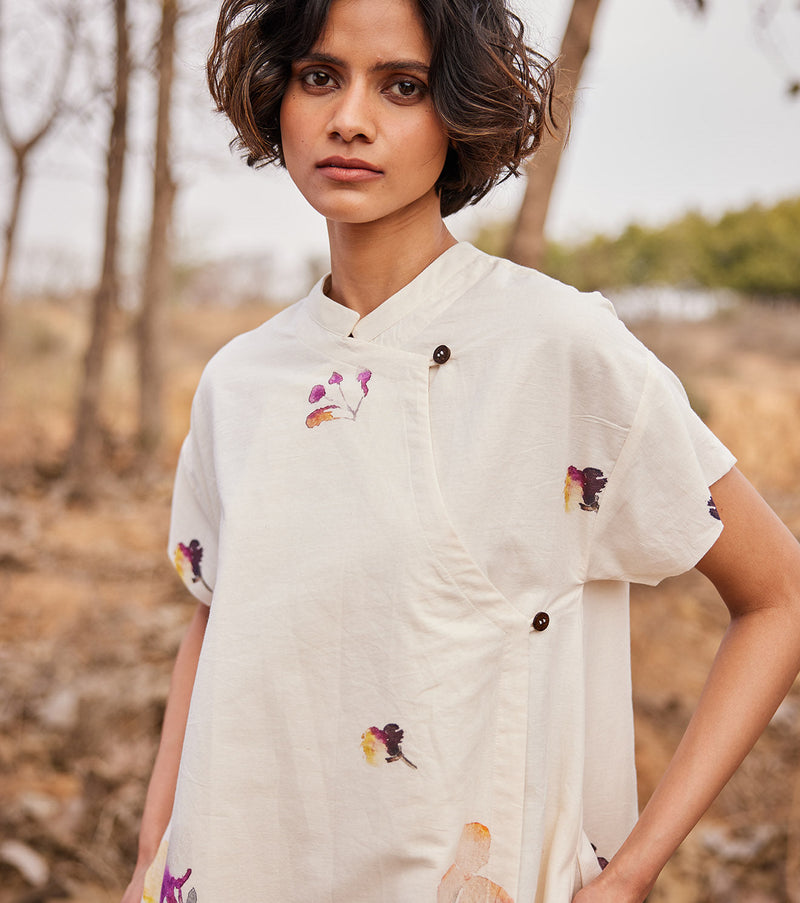 Hortensia cotton by Khara Kapas in white for women Worldwide
