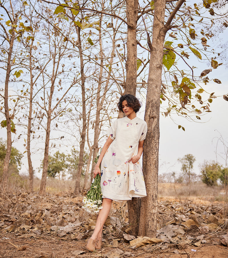 Hortensia cotton by Khara Kapas in white for women Worldwide