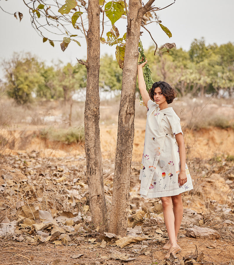 Hortensia cotton by Khara Kapas in white for women Worldwide