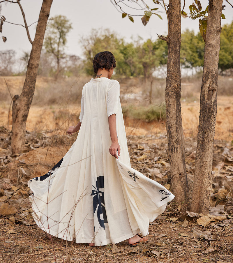 Whispering clouds cotton by Khara Kapas in white for women Worldwide