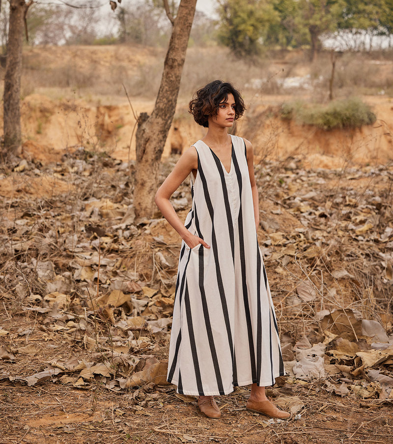 Patio Jumpsuit cotton by Khara Kapas in white for women Worldwide