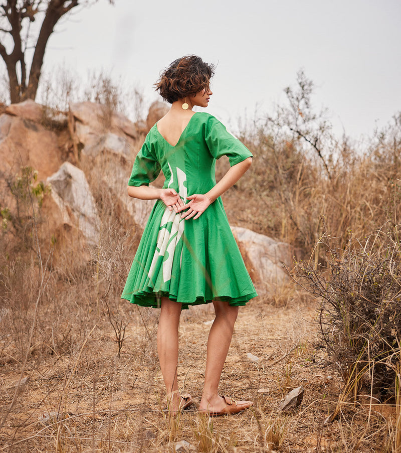 Dianthus cotton by Khara Kapas in green for women Worldwide