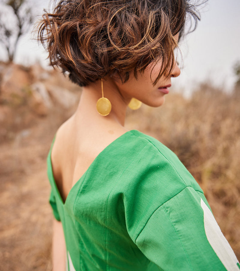 Dianthus cotton by Khara Kapas in green for women Worldwide