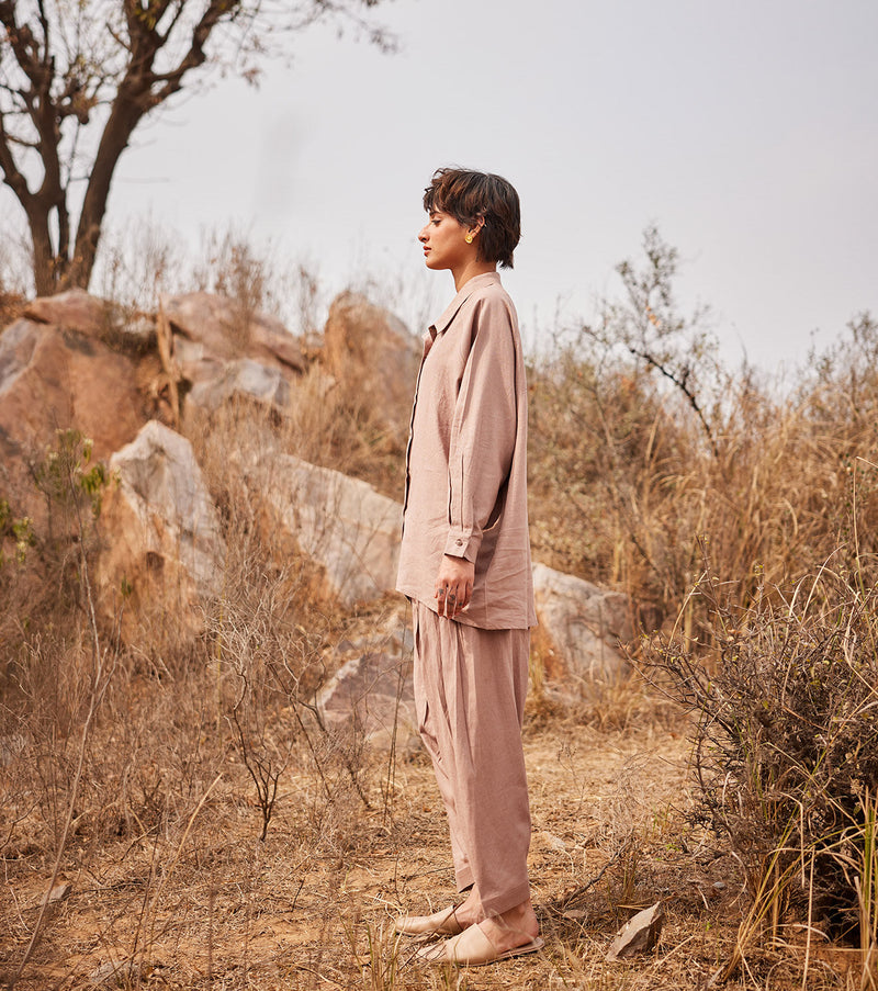 Dune Salwar pants by Khara Kapas in brown for women Worldwide