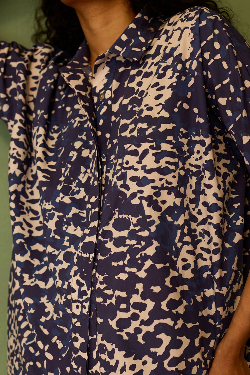 Dapple Watercolour Shirt cotton by World of SiSa for women Worldwide