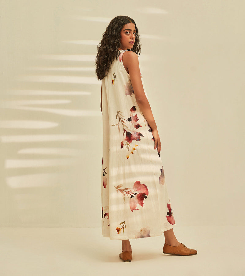 Teen Spirit Jumpsuit cotton by Khara Kapas in white for women Worldwide