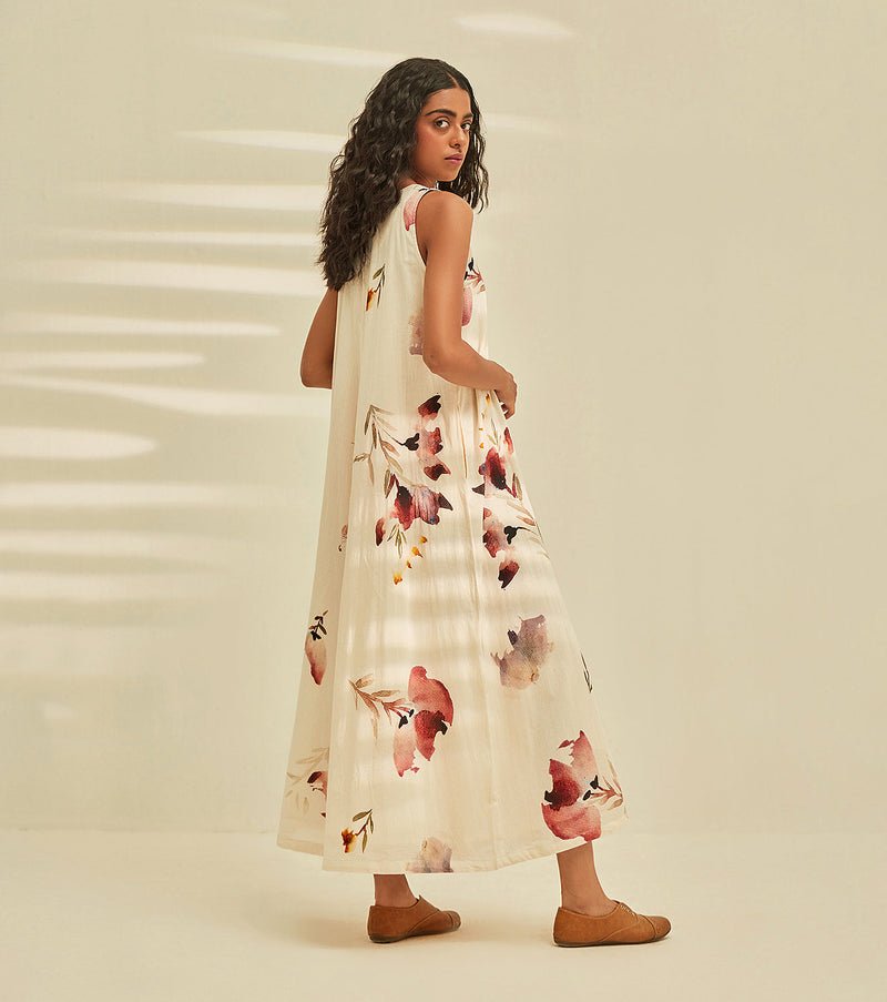 Teen Spirit Jumpsuit cotton by Khara Kapas in white for women Worldwide