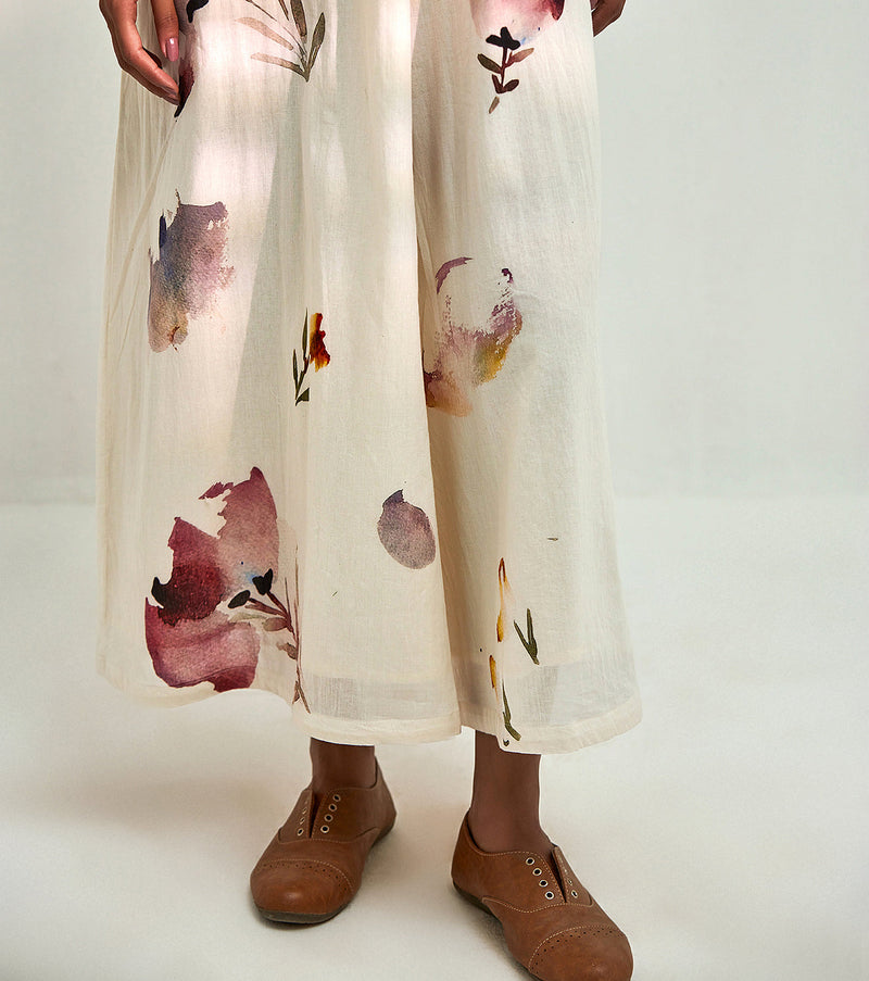 Teen Spirit Jumpsuit cotton by Khara Kapas in white for women Worldwide