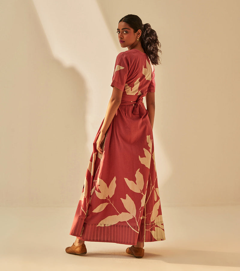 Tibet Dress cotton by Khara Kapas in pink for women Worldwide