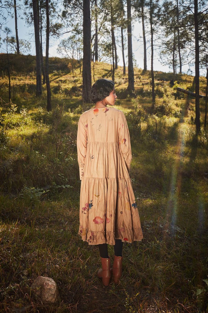 Clay Drift Dress cotton by Khara Kapas for women Worldwide