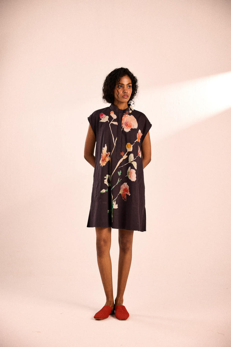 Gabriel dress by Khara Kapas in black for women Worldwide