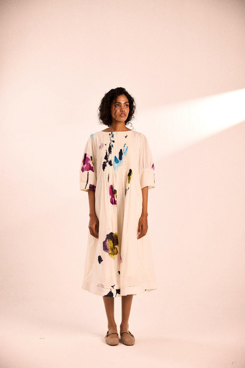 Alabaster dress by Khara Kapas in white for women Worldwide