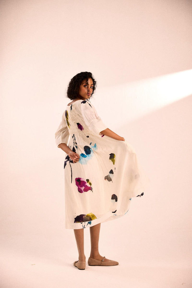 Alabaster dress by Khara Kapas in white for women Worldwide