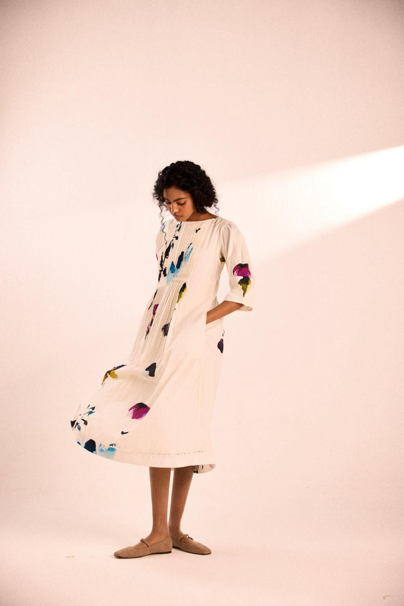 Alabaster dress by Khara Kapas in white for women Worldwide