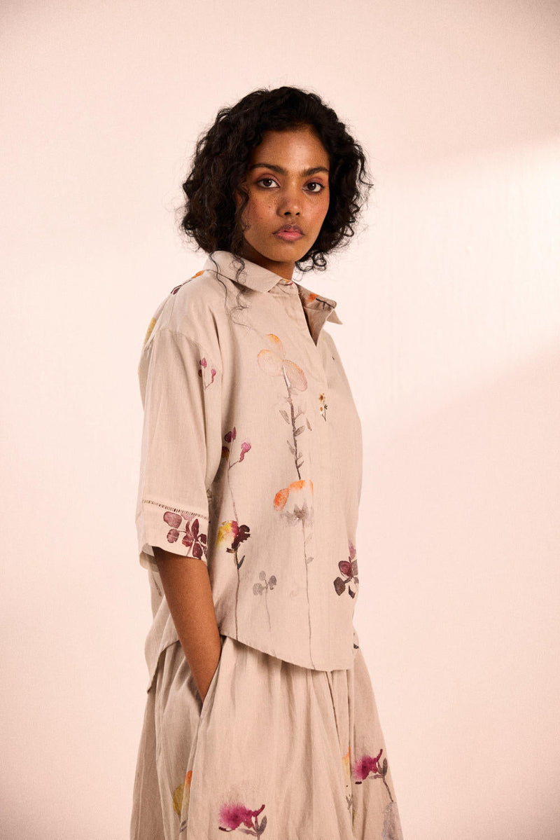 Oat Bloom skirt by Khara Kapas for women Worldwide