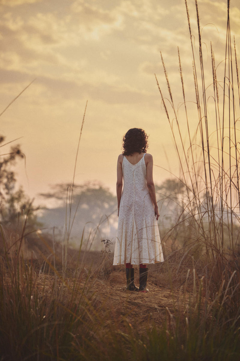 Ivory Breeze dress by Khara Kapas in white for women Worldwide