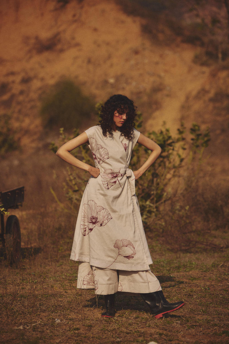 Peony Co-ord set by Khara Kapas for women Worldwide