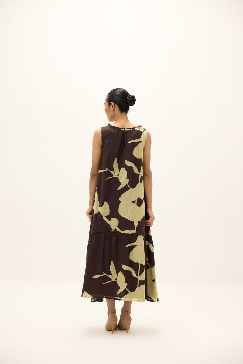 Bison Dress mul by Khara Kapas in multi for women Worldwide