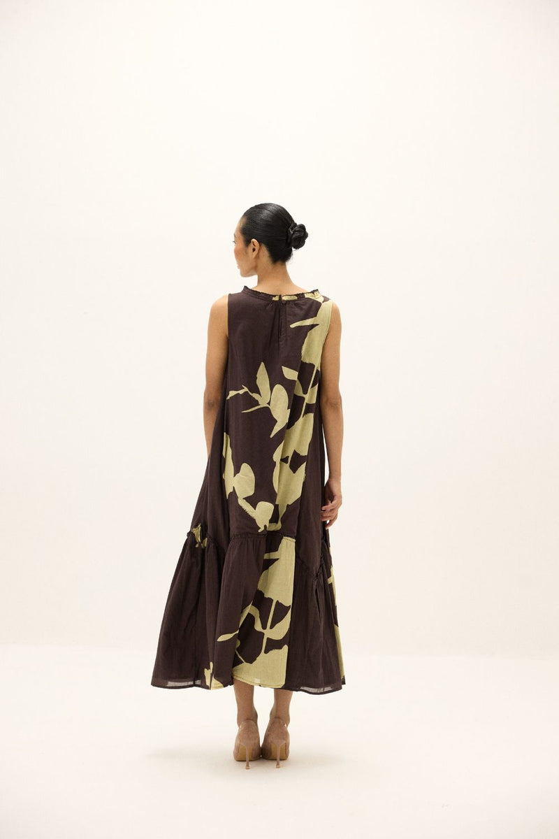 Bison Dress mul by Khara Kapas in multi for women Worldwide