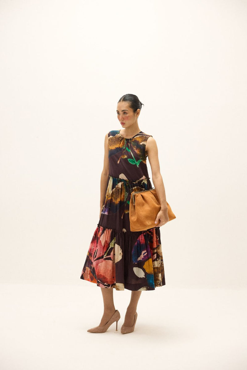 Pinecone Dress mul by Khara Kapas in multi for women Worldwide