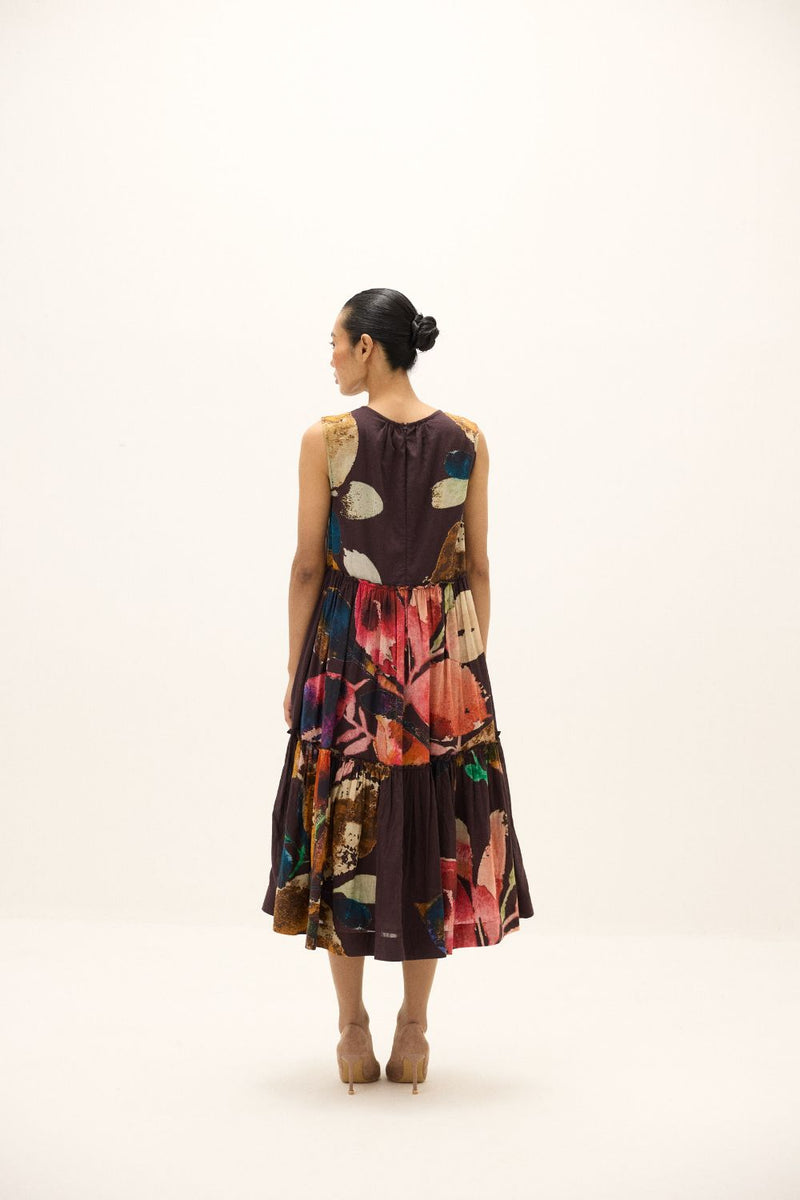 Pinecone Dress mul by Khara Kapas in multi for women Worldwide
