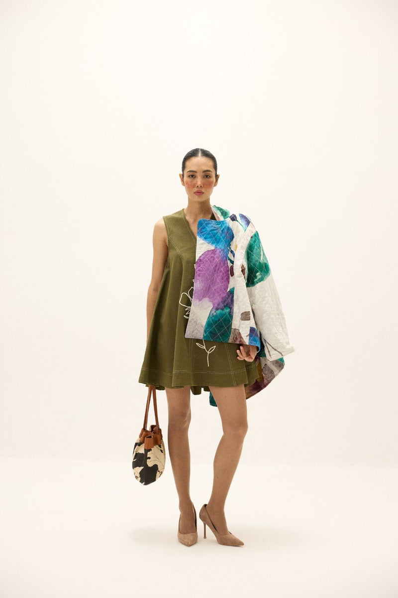 Pangong Jacket mul by Khara Kapas in multi for women Worldwide