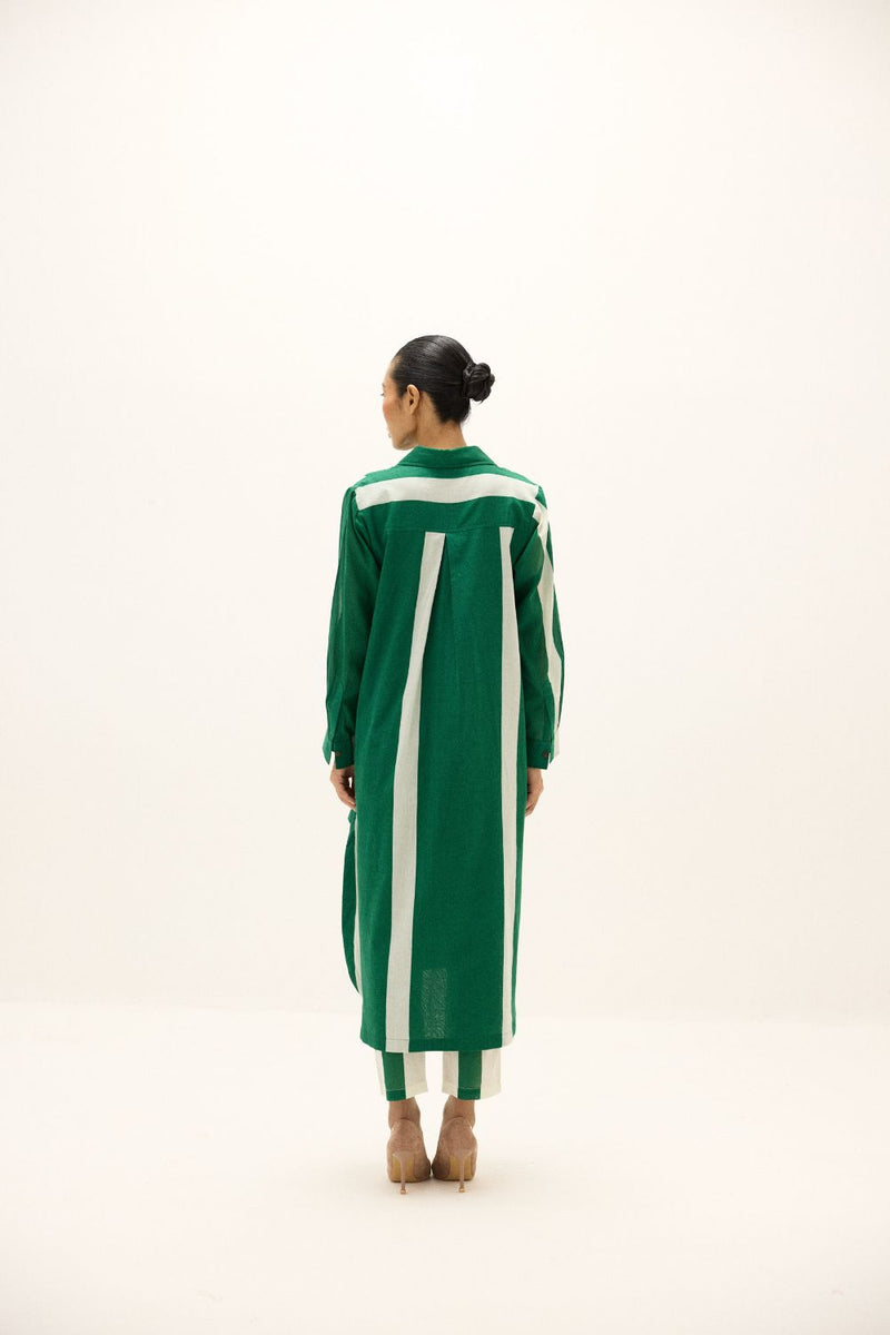 Stream Lines Co ord Set mul by Khara Kapas in multi for women Worldwide