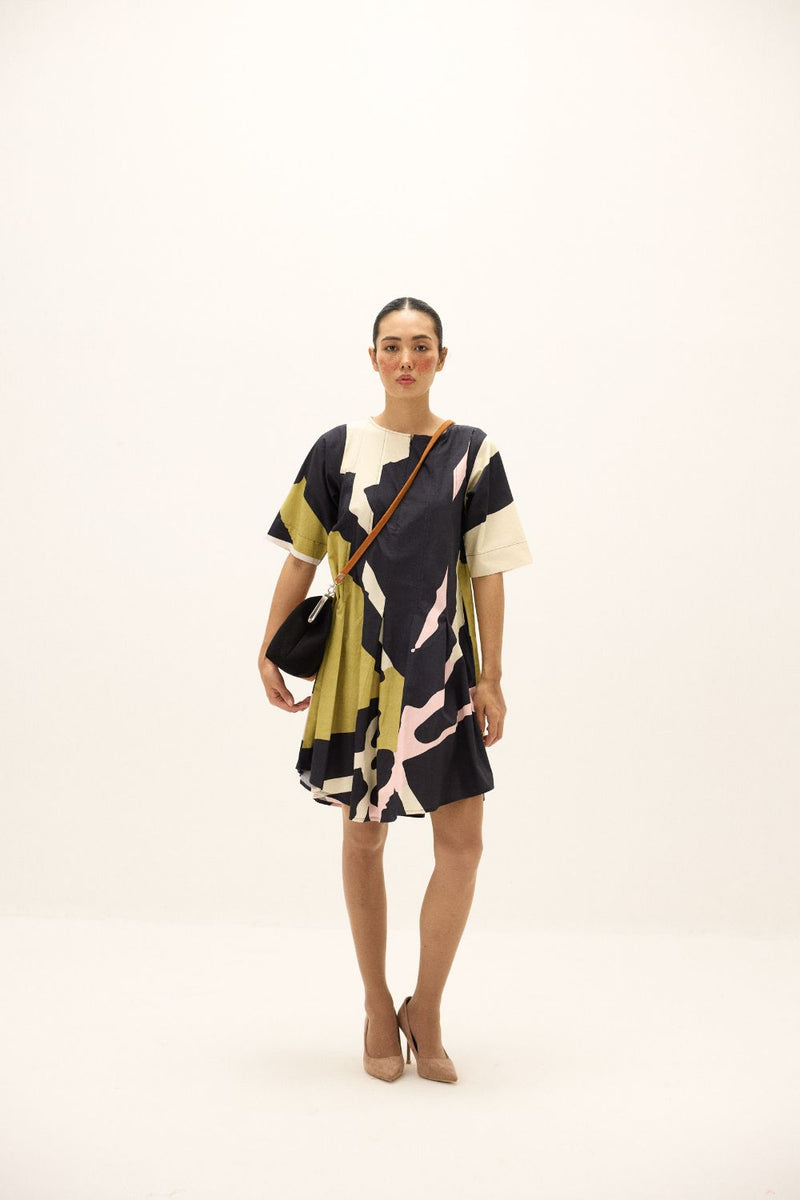 Faylen Dress poplin by Khara Kapas in multi for women Worldwide