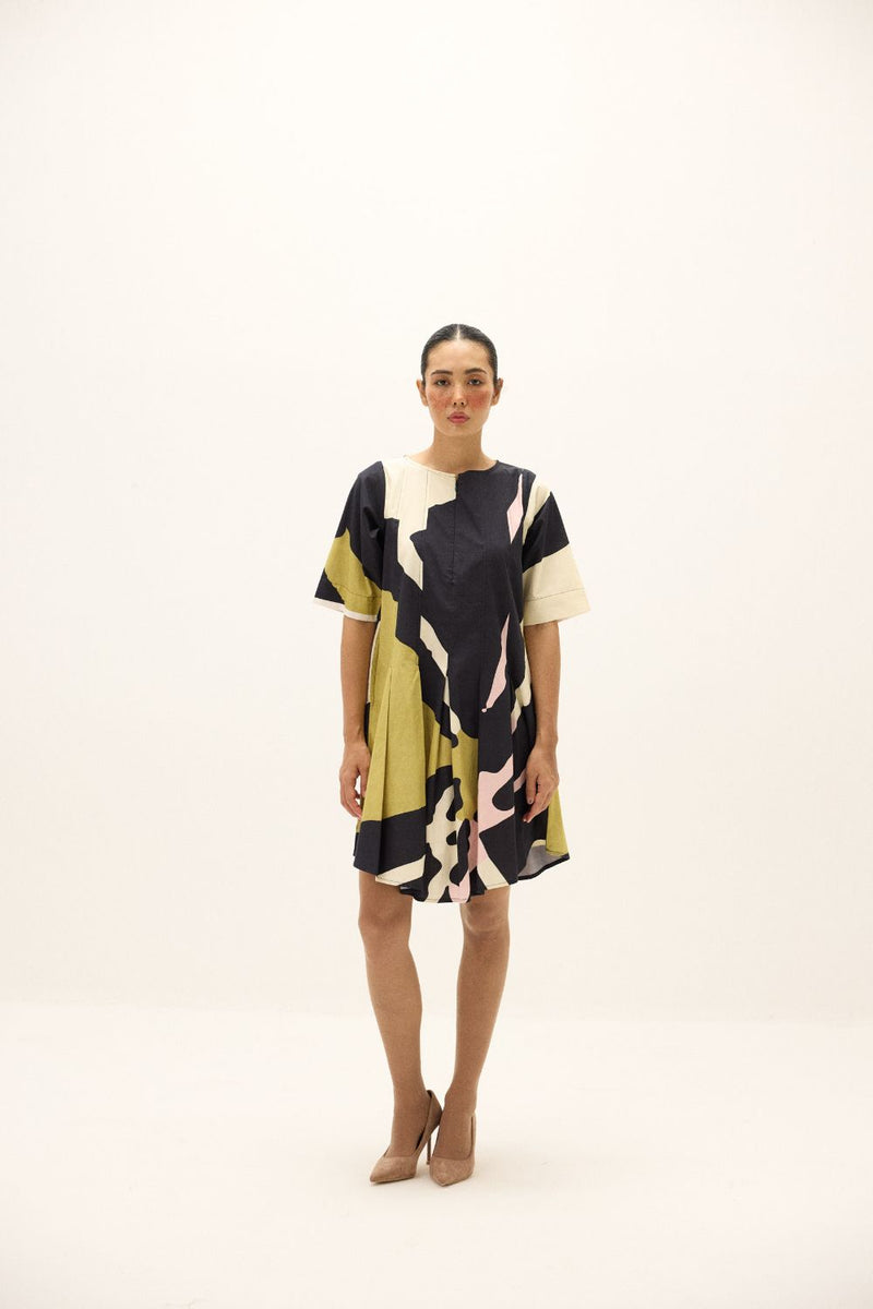 Faylen Dress poplin by Khara Kapas in multi for women Worldwide