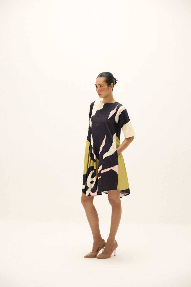 Faylen Dress poplin by Khara Kapas in multi for women Worldwide