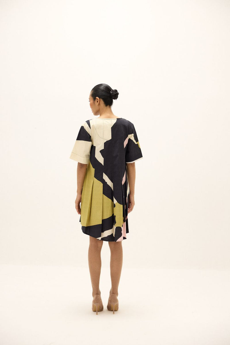 Faylen Dress poplin by Khara Kapas in multi for women Worldwide