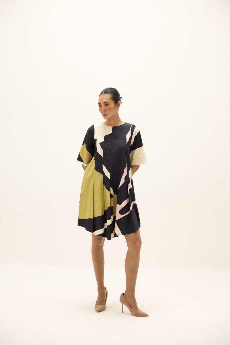 Faylen Dress poplin by Khara Kapas in multi for women Worldwide