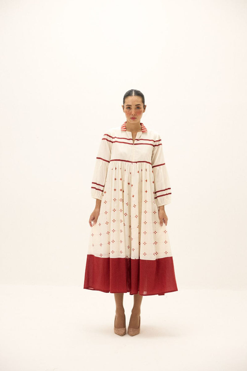 Symphony Dress mul by Khara Kapas in multi for women Worldwide