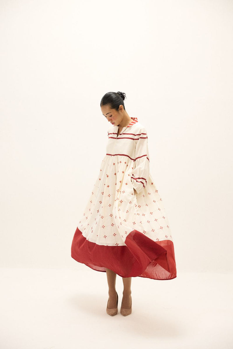 Symphony Dress mul by Khara Kapas in multi for women Worldwide