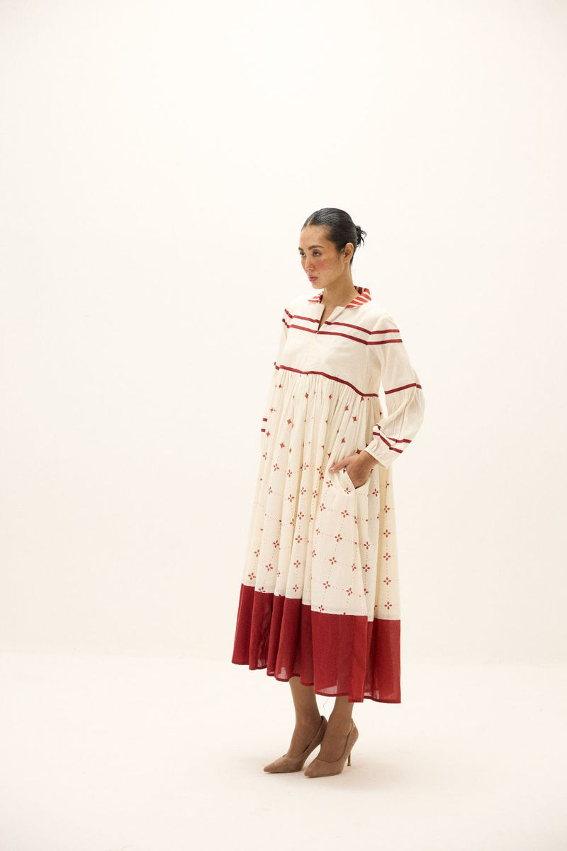 Symphony Dress mul by Khara Kapas in multi for women Worldwide